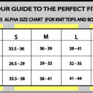 recommended sizing chat